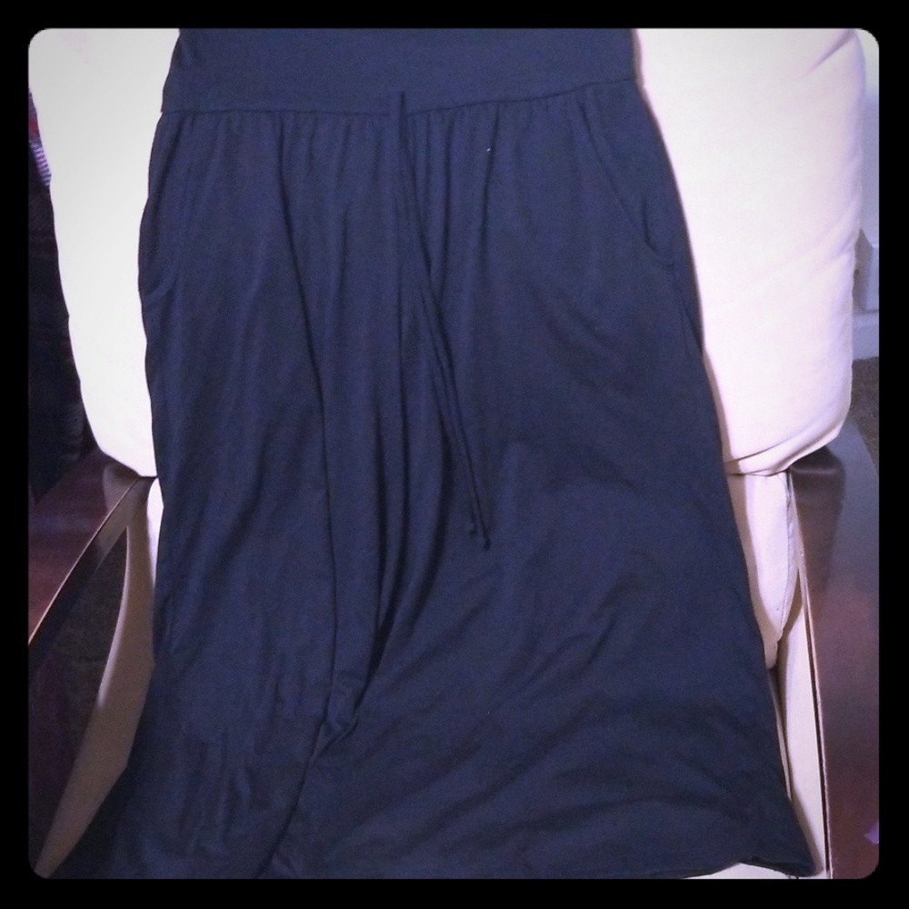 Black culottes/gauchos